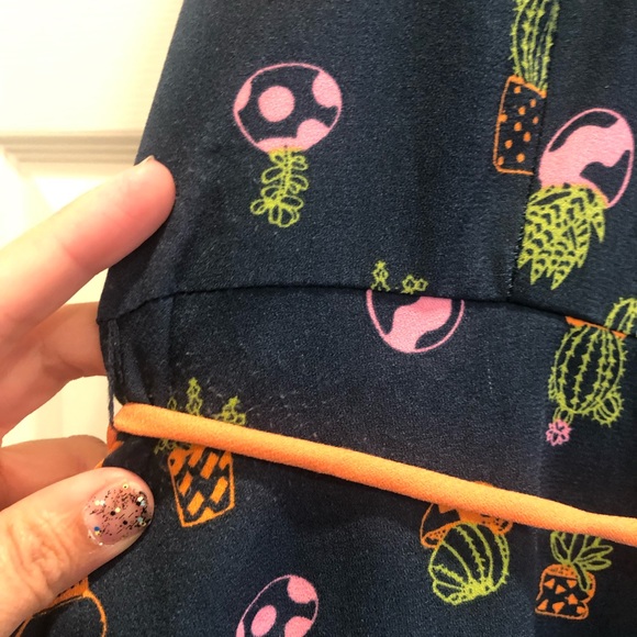 EUC ModCloth Succulent Dress Size 1X - Picture 9 of 10